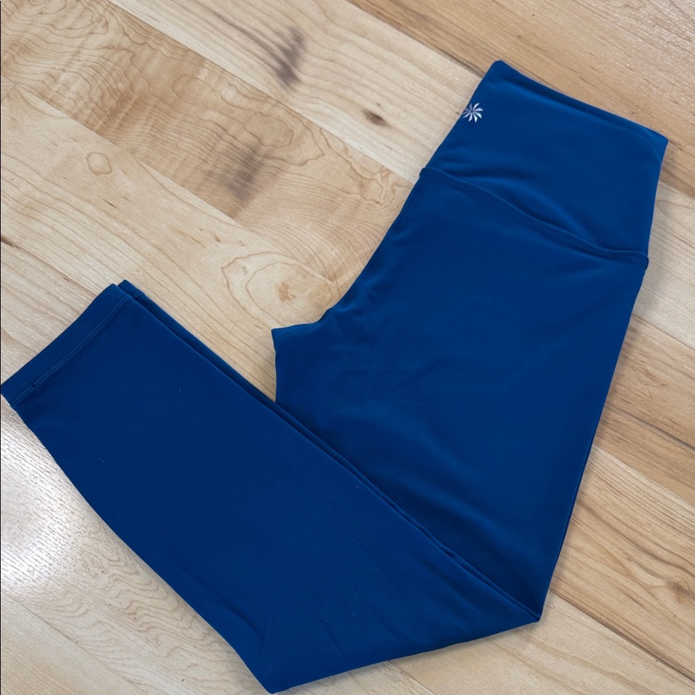 Athleta Navy Blue High-Rise Leggings size small